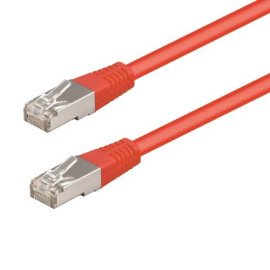 WP WPC-PAT-5F010R cable de red Rojo 1 m Cat5e F/UTP (FTP)