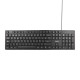 TooQ Teclado silencioso USB, 105 teclas, Negro