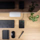 TooQ Teclado numérico USB, 19 teclas, Negro