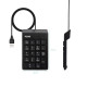 TooQ Teclado numérico USB, 19 teclas, Negro