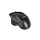 TooQ Ratón Inalámbrico Ergonómico 1600 DPI, 6 botones, Negro