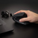 TooQ Ratón Inalámbrico Ergonómico Vertical 3200 DPI, 6 botones, Negro