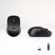 TooQ Ratón inalámbrico, 1600 DPI, 4 botones, Negro