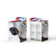 TooQ Ratón inalámbrico, 1600 DPI, 4 botones, Negro