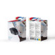 TooQ Ratón inalámbrico, 1600 DPI, 4 botones, Negro