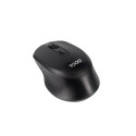 TooQ Ratón inalámbrico, 1600 DPI, 4 Botones, Negro