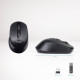 TooQ Ratón inalámbrico, 1600 DPI, 4 Botones, Negro