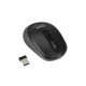 TooQ Ratón inalámbrico, 1600 DPI, 4 Botones, Negro