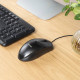TooQ Ratón óptico con cable USB, 1000 DPI