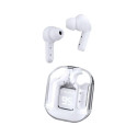 T'NB - Auriculares Track TWS Bluetooth 5.4 con Estuche e Indicador de Carga - Blanco - WEBTRACKWH