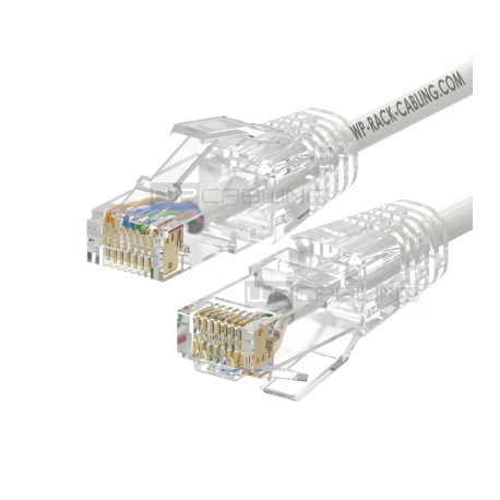 WP WPC-PAT-6AU002W-S cable de red Blanco 0,2 m Cat6a U/UTP (UTP)