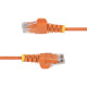 StarTech.com N6PAT25CMORS cable de red Naranja 0,25 m Cat6 U/UTP (UTP)