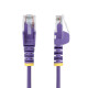 StarTech.com N6PAT25CMPLS cable de red Púrpura 0,25 m Cat6 U/UTP (UTP)