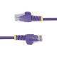 StarTech.com N6PAT25CMPLS cable de red Púrpura 0,25 m Cat6 U/UTP (UTP)