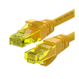 WP WPC-PAT-6AU005Y cable de red Amarillo 0,5 m Cat6a U/UTP (UTP)