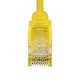 StarTech.com N6PAT25CMYLS cable de red Amarillo 0,25 m Cat6 U/UTP (UTP)