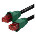 WP WPC-PAT-6U020BL-O cable de red Negro, Verde, Rojo 2 m Cat6 U/UTP (UTP)
