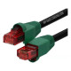 WP WPC-PAT-6U030BL-O cable de red Negro, Verde, Rojo 3 m Cat6 U/UTP (UTP)