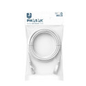 Phasak Cable de Red 100% Cu Cat.6 UTP Sólido Blanco 0.25 M