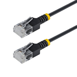 StarTech.com Cable Ethernet CAT6a Ultra Delgado de 4m Negro