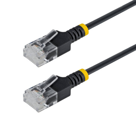 StarTech.com Cable Ethernet CAT6a Ultra Delgado de 4m Negro