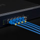 StarTech.com Cable Ethernet CAT6a Ultra Delgado de 4m Azul