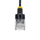 StarTech.com Cable Ethernet CAT6a Ultra Delgado de 2m Negro