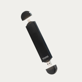 CAJA EXTERNA SSD NGFF y NVMe PCIe USB-C 3.2 Gen 2 USB-A NEGRO TOOQ