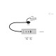 i-tec USB-C/USB-A Metal HUB 3 (2x USB-C, 1x USB-A) Port + 2.5GLAN
