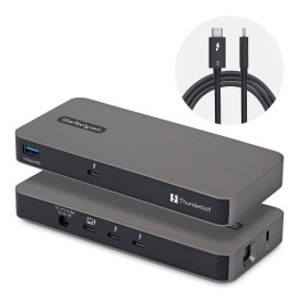 StarTech.com Hub Thunderbolt™ 5 de 4 Puertos con KVM Thunderbolt Share - 80/120Gbps
