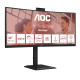 AOC E4 CU34E4CW pantalla para PC 86,4 cm (34'') 3440 x 1440 Pixeles UltraWide Quad HD LED Negro