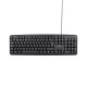 TooQ Teclado USB, 104 teclas, Negro