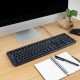 TooQ Teclado USB, 104 teclas, Negro