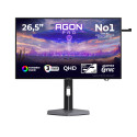 AOC AGON PRO AGP277QKDC pantalla para PC 67,3 cm (26.5'') 2560 x 1440 Pixeles Quad HD OLED Gris