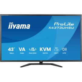 iiyama ProLite X4373UHSU-B2 pantalla para PC 108 cm (42.5'') 3840 x 2160 Pixeles 4K Ultra HD LED Negro