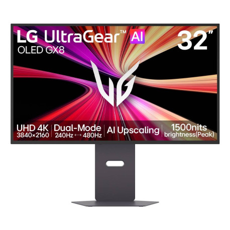 LG 32GX870B-B.AEU pantalla para PC 81,3 cm (32'') 3840 x 2160 Pixeles 4K Ultra HD OLED Negro