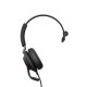 Jabra Evolve2 40 SE Auriculares Alámbrico Diadema Oficina/Centro de llamadas USB Type-C / USB Type-A Negro
