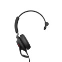 Jabra Evolve2 40 SE Auriculares Alámbrico Diadema Oficina/Centro de llamadas USB Type-C / USB Type-A Negro