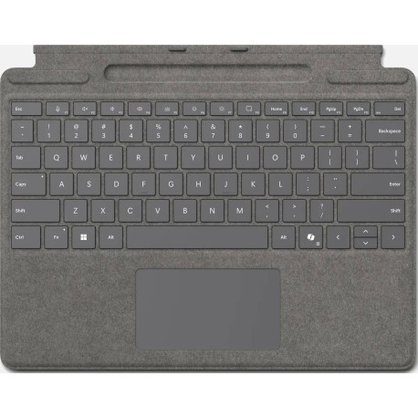Microsoft Surface Pro Keyboard with pen storage for Business Microsoft Cover port Platino