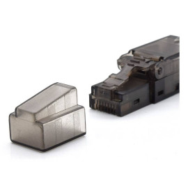 WP WPC-MDP-88-6AUP-TL conector RJ-45 Negro, Translúcido