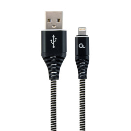 Gembird CC-USB2B-AMCM-1M-BW cable USB USB 2.0 USB A USB C Negro, Blanco