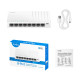 Cudy 8-Port Gigabit Switch with USB-C Power Input, GS108U 2.0 No administrado Gigabit Ethernet (10/100/1000) Blanco