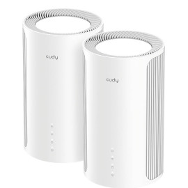 Cudy M11000 Tribanda (2.4 GHz / 5 GHz / 6 GHz) Wi-Fi 7 (802.11be) Blanco 4 Interno