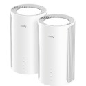 Cudy M11000 Tribanda (2.4 GHz / 5 GHz / 6 GHz) Wi-Fi 7 (802.11be) Blanco 4 Interno