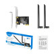 Cudy AC1300 Wireless Dual-Band PCI-E Adapter, WE1300 1.0 WLAN 867 Mbit/s