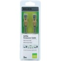 CABLE CRUZADO BELKIN M-M RJ45 GRIS Y AMARILLO 3M