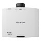 Sharp V731U Proyector de alcance estándar 7300 lúmenes ANSI 3LCD WUXGA (1920x1200) 3D Blanco