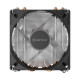 UNYKAch UNYCOOL H37 Procesador Refrigerador de aire 9 cm Negro, Blanco 1 pieza(s)