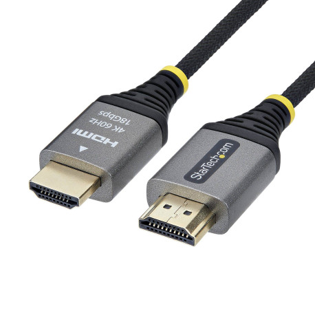 StarTech.com Cable HDMI Certificado Premium de Alta Velocidad de 3m - Ultraflexible