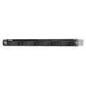 QNAP TS-432XeU NAS Bastidor (1U) 4 GB DDR4 0 TB QNAP QTS Negro, Gris